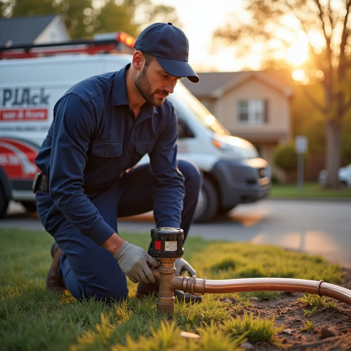 Plumber repiping a century home with lead lines in Lansing, MI