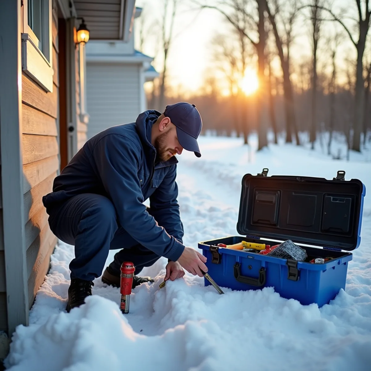 Plumber upgrading plumbing in a converted lakefront cottage in Sylvan Lake, MI