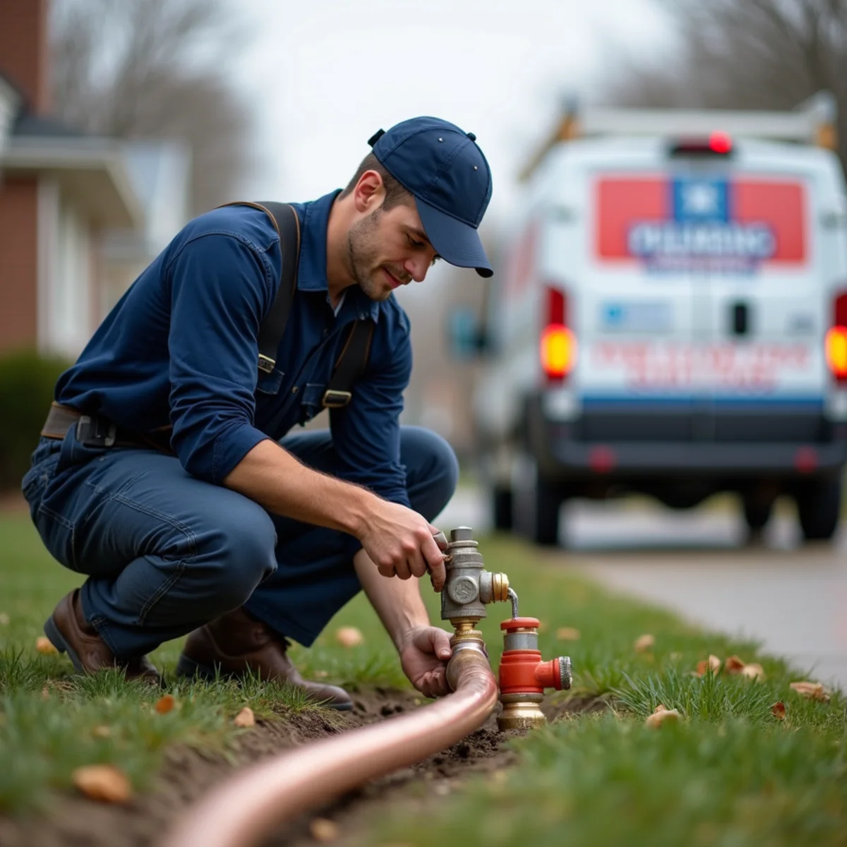 Plumber repiping a post-war home with aging cast iron and galvanized pipe in Warren, MI